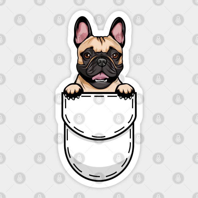 Peeking french bulldog decal hotsell